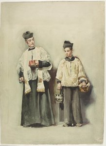 Prêtre et garçon