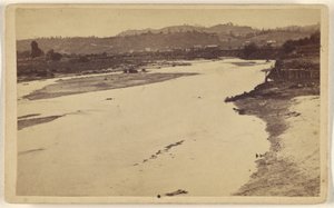 Vue sur le San Lorenzo, depuis la passerelle, Santa Cruz.