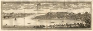 1711 illustration - Vue du Grande Serrail de Constantinople - Le Blond