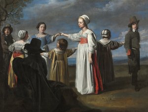 Enfants dansant, vers 1650