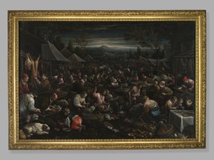 Petit marché, vers 1580-82 - Leandro da Ponte Bassano