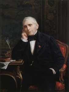 Portrait du dramaturge et librettiste Eugène Scribe 1791-1861, 1863