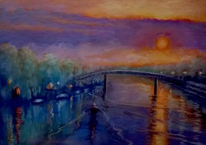 Coucher de soleil sur Eel Pie - Lee Campbell