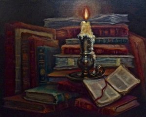 Chercheur lambda, 2024 (huile sur toile) - Lee Campbell