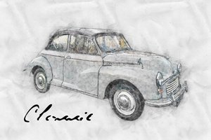 Dessin de voiture ancienne