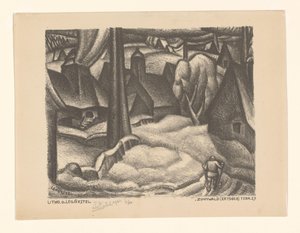 Zinnwald (Erzgebirge) - Leo Gestel (signed by artist)