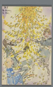 Postkarte an Jan Ponstijn - Leo Gestel