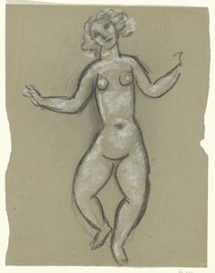 Nu féminin dansant - Leo Gestel