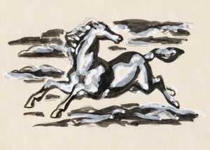 Cheval au galop - Leo Gestel