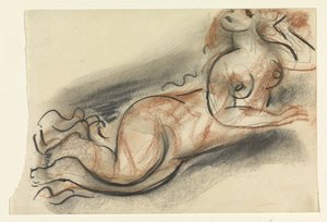 Femme nue allongée - Leo Gestel