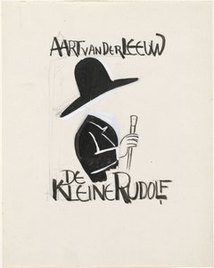 Projet pour une couverture de livre pour : Aart van der Leeuw, De kleine Rudolf, 1930