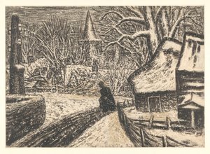 Hiver à Blaricum - Leo Gestel