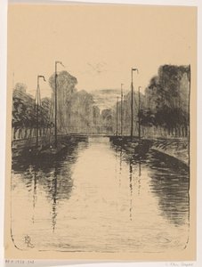 Canal à Utrecht - Leo Klein von Diepold