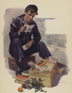 Le Colis de la Maison (lithographie en couleur) - Leon Alaric Shafer