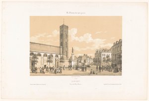 Zicht op de Place Bisson in Lorient