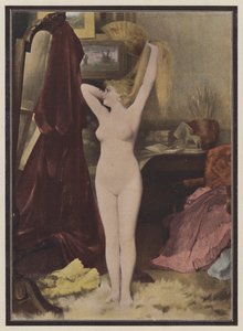 Le modèle - Leon Auguste Cesar Hodebert