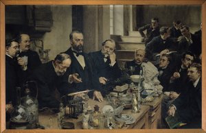 Henri Sainte-Claire Deville (1818-81) en conférence, 1890 - Leon Augustin Lhermitte
