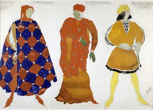 Costume de Bakst pour "Le Martyre de Saint Sébastien" - Leon Bakst