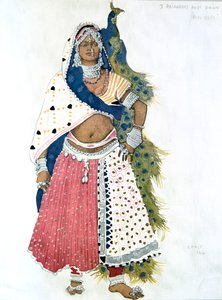 Bayadère avec paon, costume de ballet, 1911