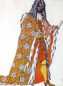 Costume pour le maître de cérémonie, tiré de La Belle au bois dormant