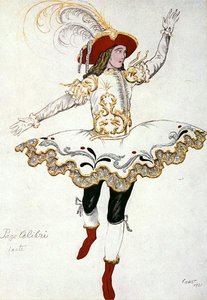 Conception de costume pour Le Page du Colibri Fée, de La Belle au Bois Dormant