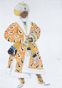 Costume pour Vaslav Nijinsky dans le ballet Le Dieu bleu de R. Hahn, 1912