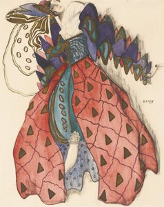 Costume pour le ballet La Légende de Joseph de R. Strauss