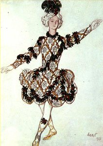 Costume pour le page de la Fée Cerise, tiré de La Belle au bois dormant
