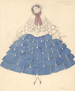 Costume pour le ballet Carnaval de R. Schumann, 1910 - Leon Bakst