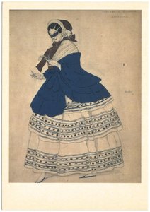 Costume pour le ballet Carnaval de R. Schumann, 1910