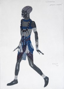 Conception de costume pour le ballet Cléopâtre, 1909 - Leon Bakst
