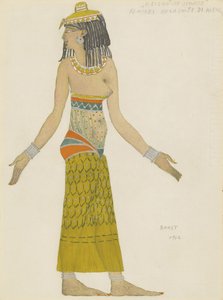 Conception de costume pour le ballet Hélène de Sparte par E. Verhaeren et D. de Séverac