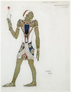 Costume pour le ballet Hélène de Sparte par E. Verhaeren et D. de Séverac - Leon Bakst