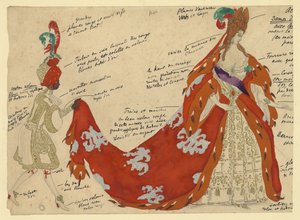 Costume pour le ballet La Belle au bois dormant de P. Tchaïkovski