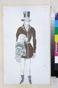 Costume pour le ballet Les Papillons de Robert Schumann