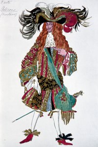 Galisson. Costume pour le ballet La Belle au bois dormant de P. Tchaïkovski, 1921 - Leon Bakst