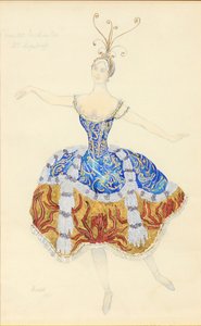 La Princesse Enchantée. Costume pour le ballet La Belle au bois dormant, 1921 - Leon Bakst