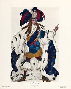 Le roi, costume de Léon Bakst pour le ballet La Belle au bois dormant de Piotr Tchaïkovski (1840-1893)
