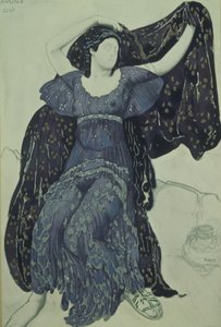 Nymphe Echo. Costume pour le ballet Narcisse de N. Tcherepnin, 1911