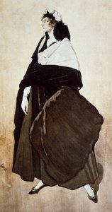 Portrait de la danseuse de ballet et mécène Ida Rubinstein, 1921