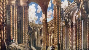 Décor de scène pour les Fiançailles, de La Belle au bois dormant, 1921 - Leon Bakst