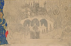 Décor de scène pour le ballet L