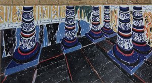 Décor de scène pour le drame Phèdre de Jean Racine, 1923 - Leon Bakst