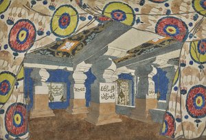 Décor de scène pour la revue Aladin, ou la Lampe Merveilleuse, 1919