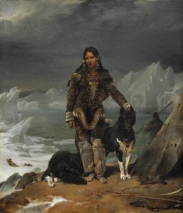 Une femme du pays des Eskimos - Léon Cogniet
