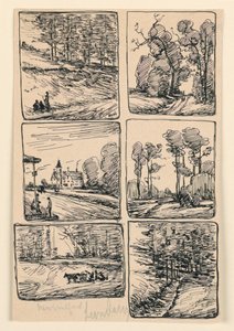 Six études de paysage, New Milford