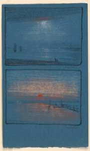 Deux paysages du soir - Leon Dabo