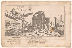 Jupiter contemple les dégâts causés par la chute de Phaéton