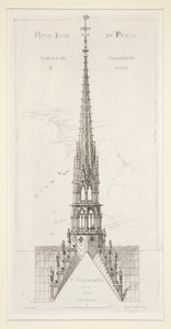 Notre Dame de Paris : Flèche en charpente et plomb