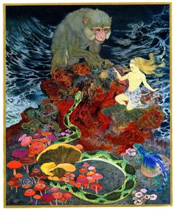 Le singe sacré et la belle Sila - Leon Georges Carre